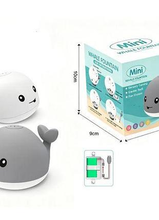 Кит с фонтаном, работает от usb-кабеля (микс)