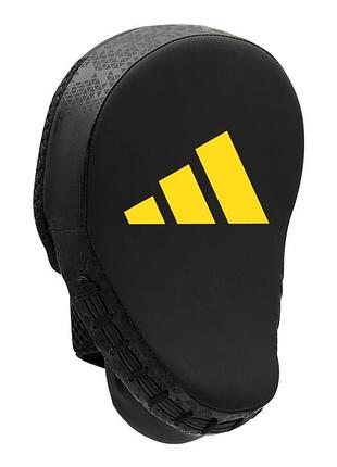 Лапы adidas x anderson silva 50 | черно/желтый | adias50fm