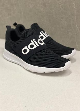 Чоловічі кросівки adidas lite racer adapt 4.0 cloudfoam comfort, текстиль, чорні, розмір 44 оригінал