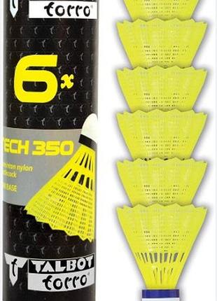 Волани talbot tech 350 shuttle yellow, medium 6 шт.