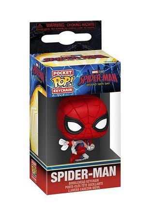 Ігрова фігурка на кліпсі funko pop! серії людина-павук: новий день — людина-павук
