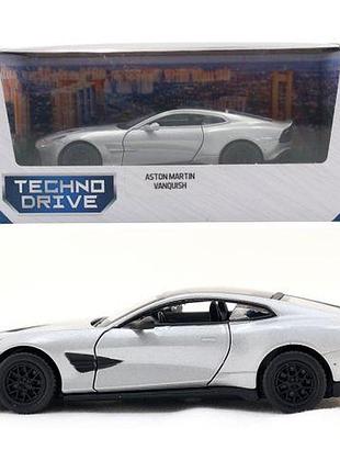 Автомодель - aston martin vanquish (серебристый)