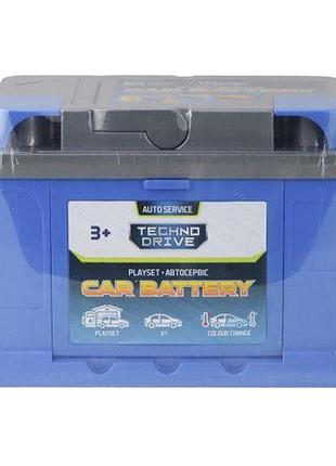 Игровой набор car battery - автосервис с минимоделью смени цвет