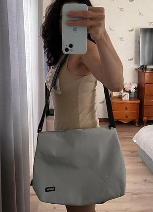 Містка велика сумка месенджер dkny. оригінал. 8