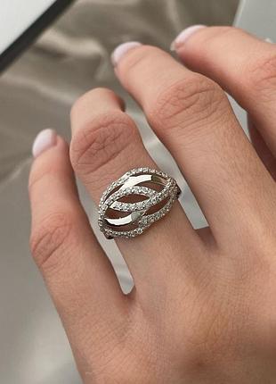 Серебряное женское кольцо 0555.10р