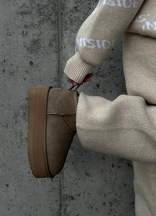 Ugg ultra mini platform beige 6