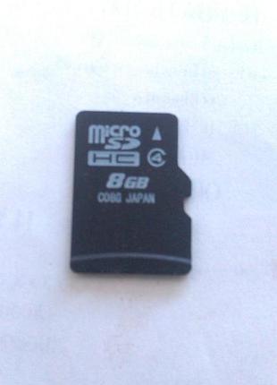 Карта памяти microsd hc 8gb micro sd hc 8 гб