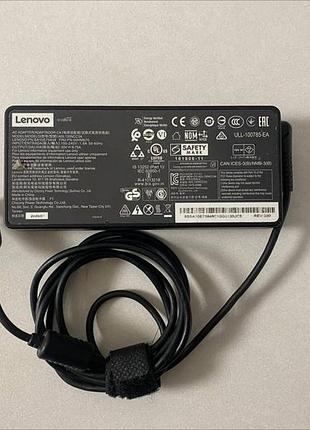 Блок живлення (зарядка) lenovo 20v 6.75a 135w square tip usb + pin adl135ncc3a б/в оригінал під ремонт потрібно замінити штекер