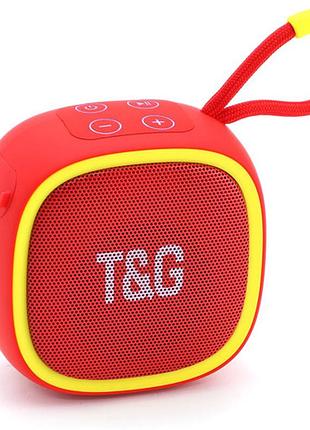 Bluetooth-колонка tg659, c функцией speakerphone, радио, red