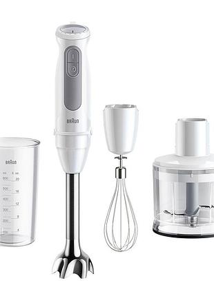 Блендер погружной braun mq 50236 mwh 1000 вт белый 5191759