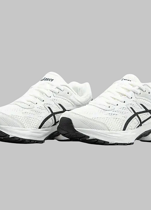 Кроссовки мужские asics gel-flux 4 white black .мужские белые кроссовки асикс гель флюкс 4
