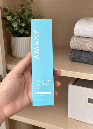 Новий сухий шампунь-гель amaxy volumizing dry shampoo gel (оригінал сша)