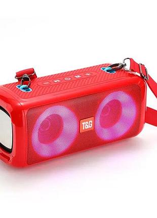 Bluetooth-колонка tg641, c функцией speakerphone, радио, red