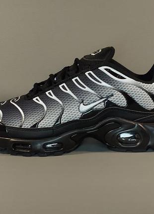 Серые мужские кроссовки nike air max plustn.стильные повседневные кроссы найк тн. 46