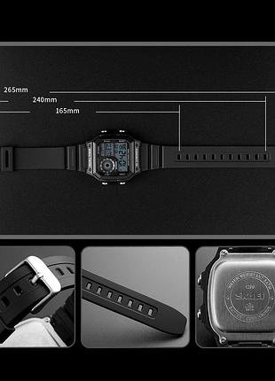 Часы наручные 1299bk skmei, black 3