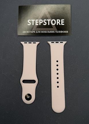Ремінець m-l силіконовий для apple watch 42 44 45 49 ultra mm series 1 2 3 4 5 6 7 se браслет
