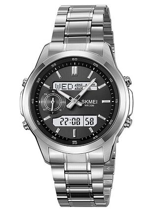 Часы наручные 2284sibk skmei, silver/black