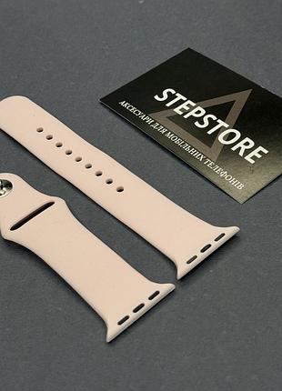 Ремінець m-l силіконовий для apple watch 38 40 41 mm мм series 1 2 3 4 5 6 7 se браслет для смарт-годинника