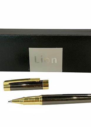 Ручка шариковая подарочная lion в футляре 872