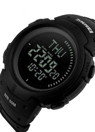 Часы наручные 1231bk skmei, black, compass 2