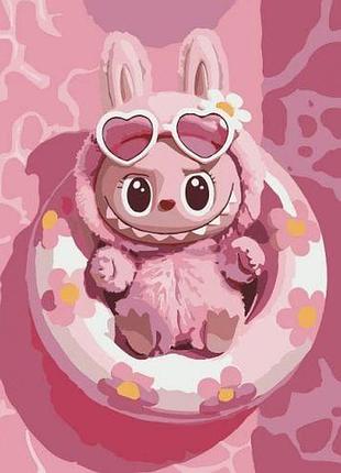 Картина по номерам "pink pool" 40*50 см