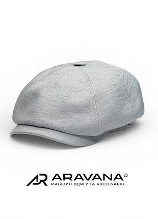 Кепка восьмиклинка «grey linen prestige classic | ss’26"