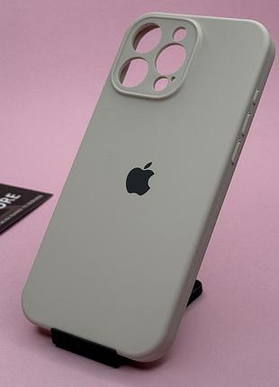 Чохол silicone case для iphone 16 pro max full camera з мікрофіброю закритим низом камерою силіконовий