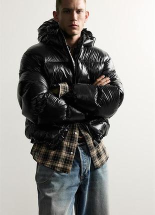 Чоловічий пуффер куртка пуховик zara 6