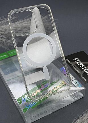 Чехол clear case с magsafe для iphone 13 pro прозрачный противоударный магнитный люкс качество пластиковый hoco