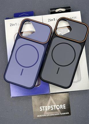 Чехол для iphone 17 2in1 eco-friendly case с поддержкой magsafe