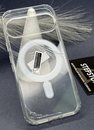 Чехол на google pixel 10/10 pro прозрачный с magsafe силиконовый magnetic clear case