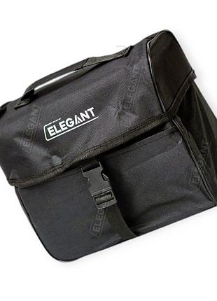 Компрессор 2 цилин elegant force maxi 300w/10атм/90л/14а/7,5м шланг спирал с ман/клемы/сумка 4