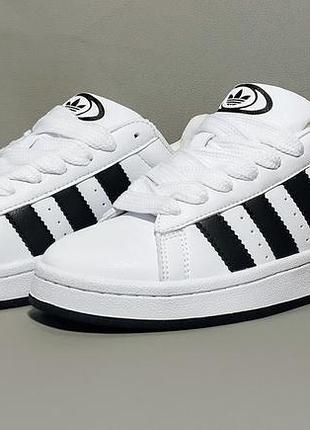 Кроссовки женские adidas campus 00s white black кеды адидас белого цвета стильная спортивная обувь 40