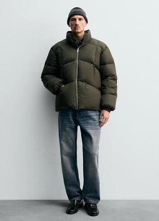 Пуховик zara на пуху 2
