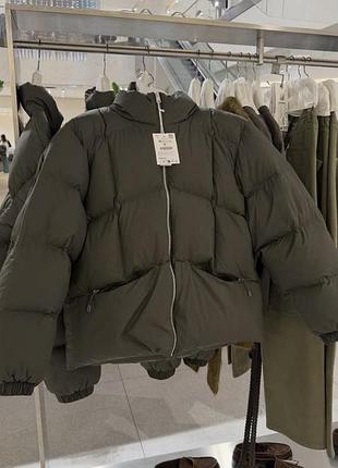 Пуховик zara на пуху