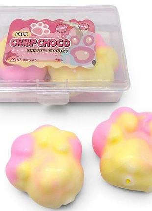 Іграшка-антистрес (сквіш) "crisp choco squishy: лапка"