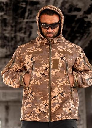 Тактична куртка softshell masad піксель 2
