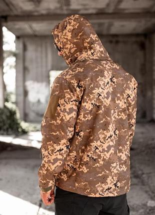 Тактична куртка softshell masad піксель 6
