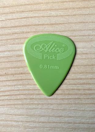Медіатор для гітари 0.81 mm alice