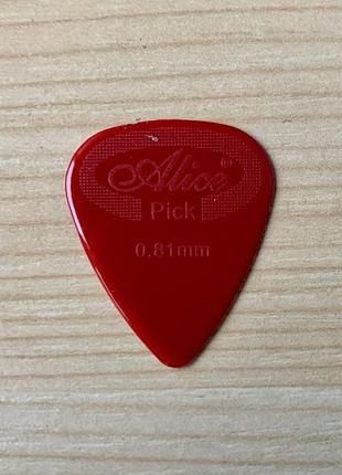 Медіатор для гітари 0.81 mm alice 2