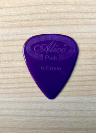 Медіатор для гітари 0.81 mm alice 3
