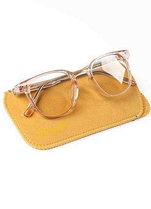Солнцезащитные очки acropolis 52607-2 unisex с фотохромными линзами и прозрачной оправой