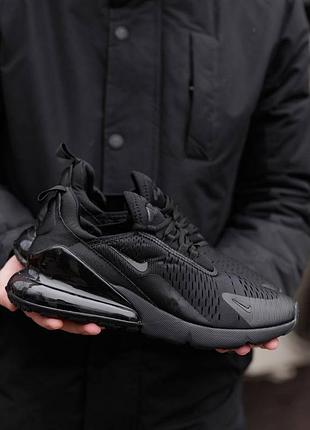 Чоловічі кросівки nike air max 270 triple black