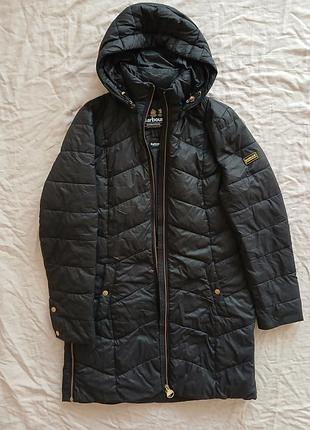 Стильное и теплое женское пальто / пуховик barbour international