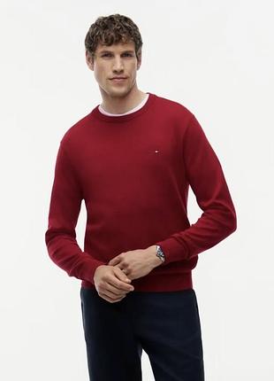 🇺🇸tommy hilfiger оригінал❗️ чоловічий пуловер 💯% бавовна / светр / джемпер