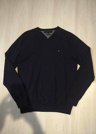 Мужской шерстяной джемпер tommy hilfiger, размер м