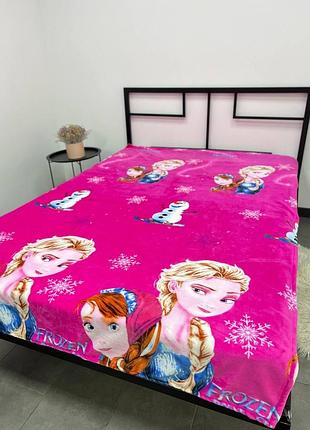 Плед велсофт дитячий 150х200 frozen крижане серце