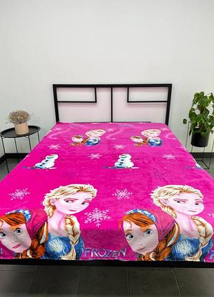 Плед велсофт детский 150х200 frozen ледяное сердце 2