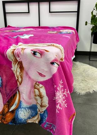 Плед велсофт детский 150х200 frozen ледяное сердце 4