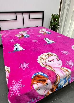 Плед велсофт детский 150х200 frozen ледяное сердце 5